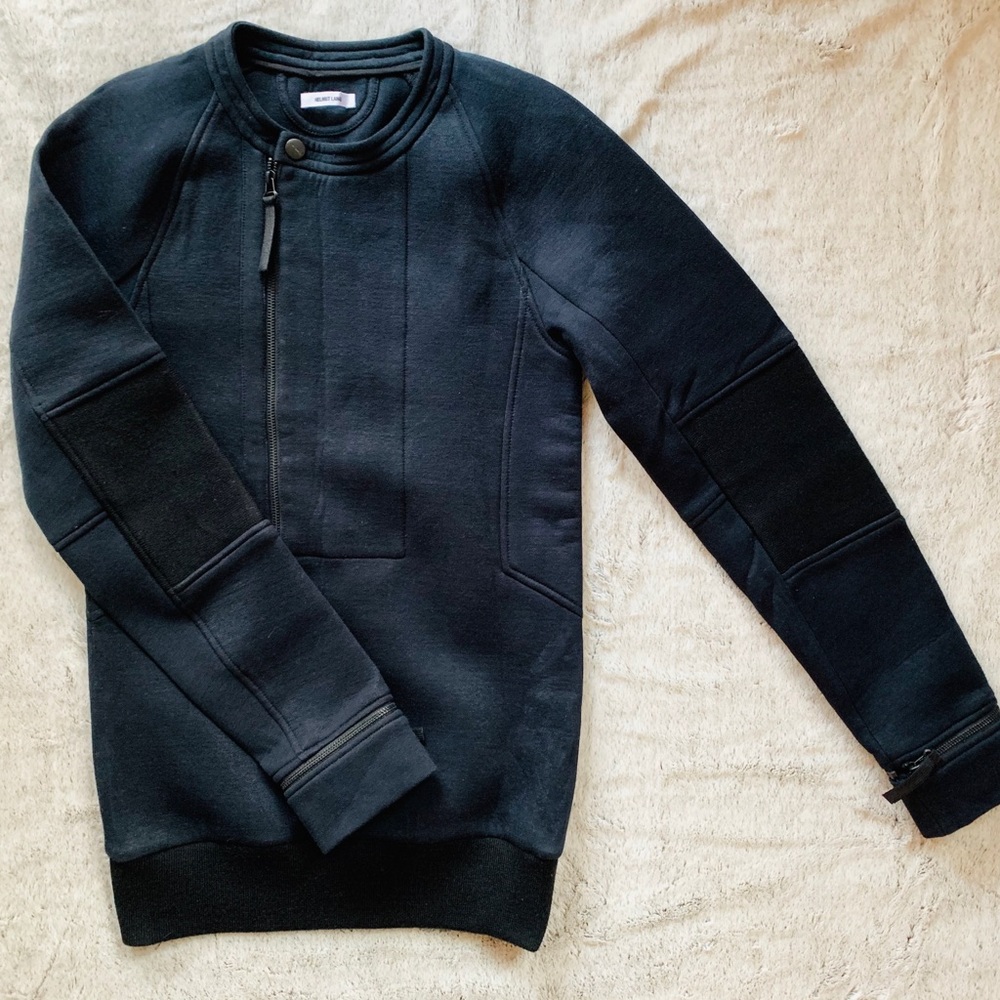 NWOT field scuba zipped sleeve pullover sweater